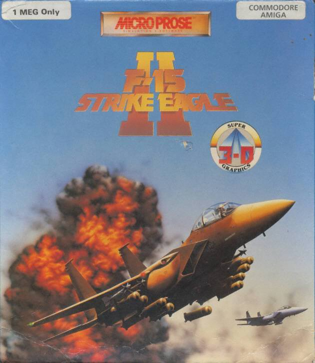 F-15 Strike Eagle II [Kixx] box art for Amiga